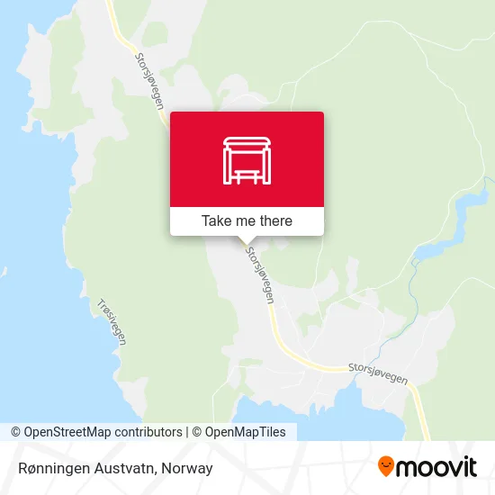 Rønningen Austvatn map