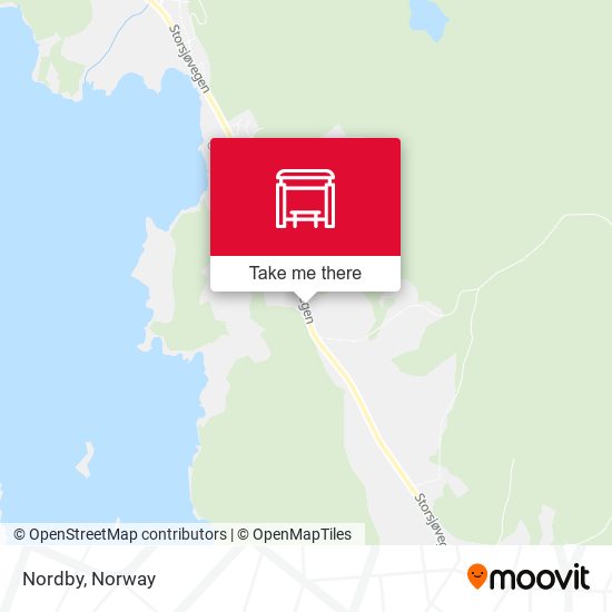 Nordby map