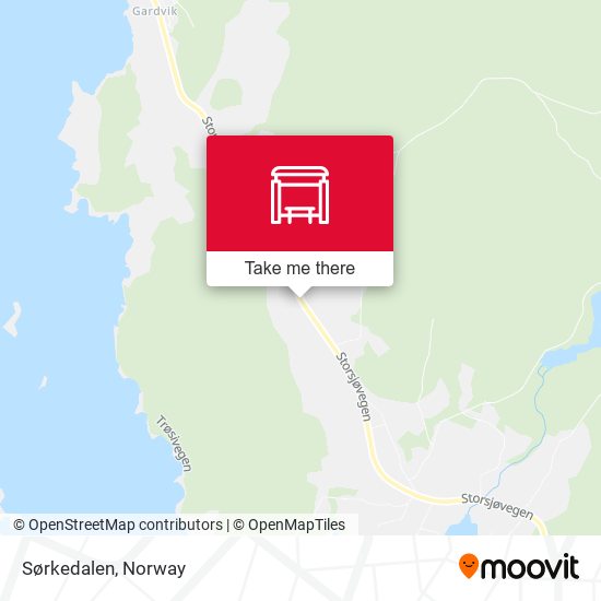 Sørkedalen map