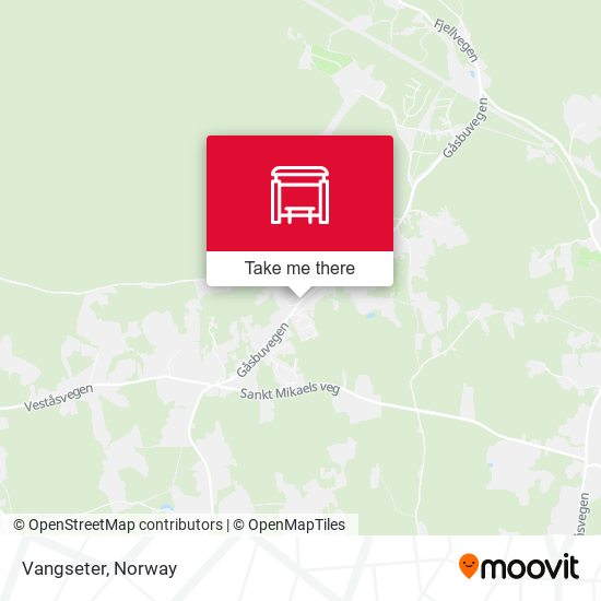 Vangseter map