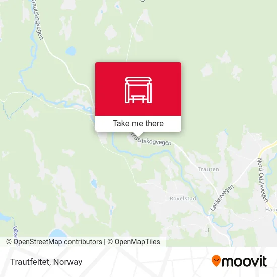 Trautfeltet map