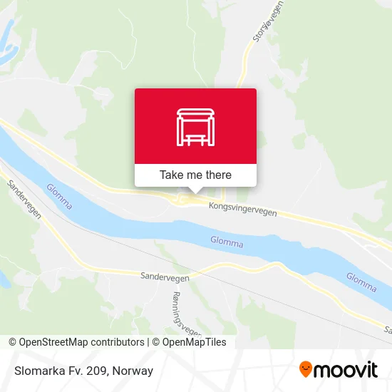 Slomarka Fv. 209 map