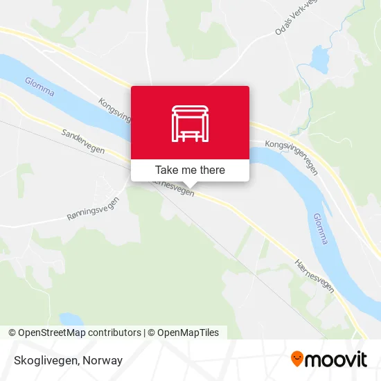 Skoglivegen map