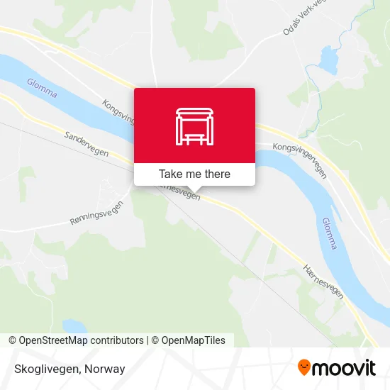 Skoglivegen map