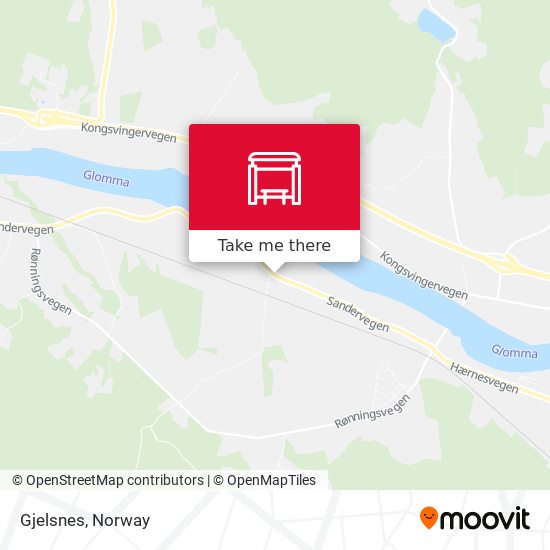 Gjelsnes map