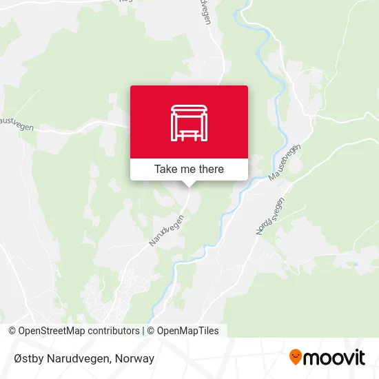 Østby Narudvegen map