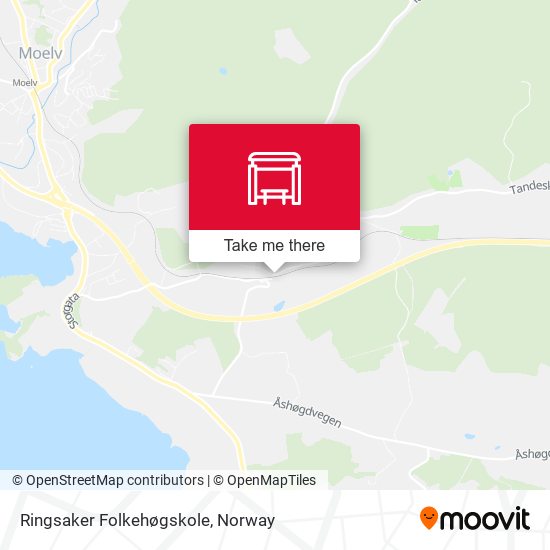 Ringsaker Folkehøgskole map