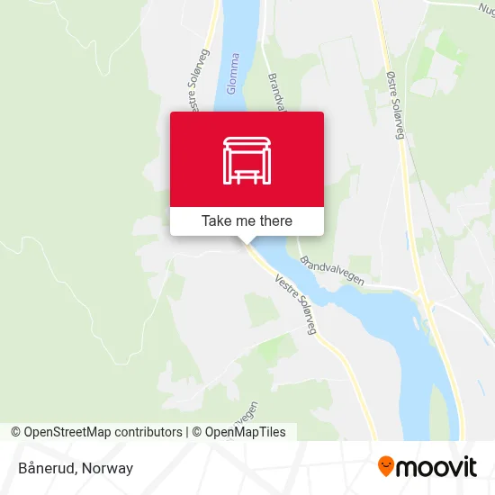 Bånerud map