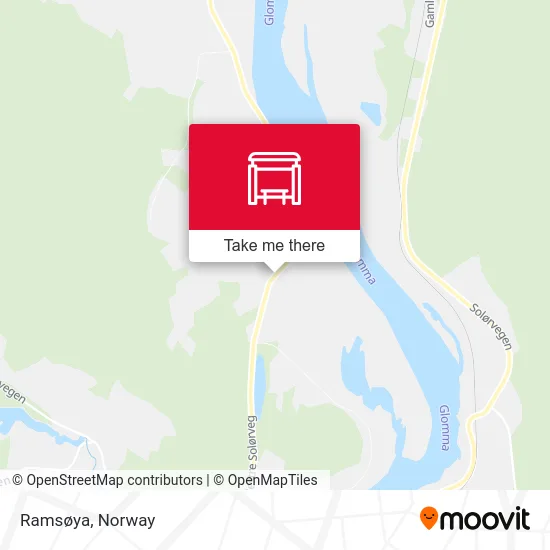 Ramsøya map
