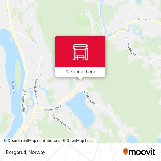 Bergerud map