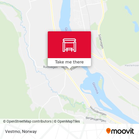 Vestmo map