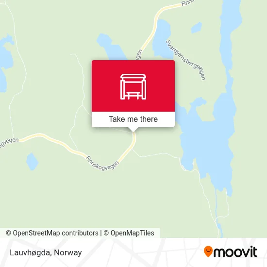 Lauvhøgda map
