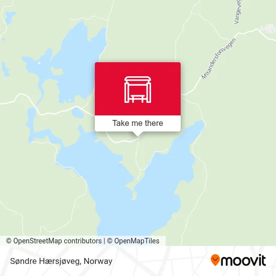 Søndre Hærsjøveg map
