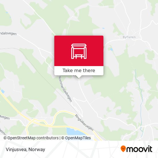 Vinjusvea map