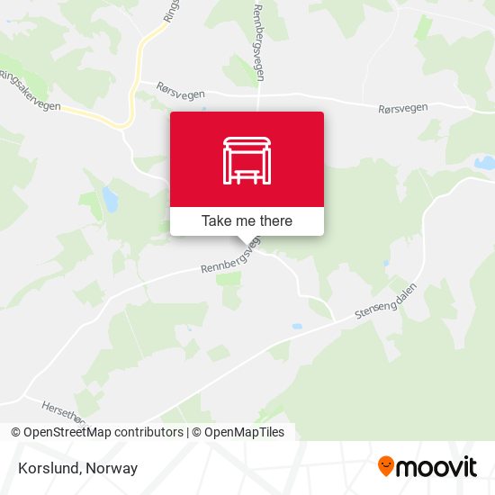 Korslund map