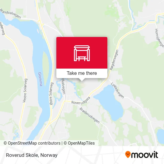 Roverud Skole map