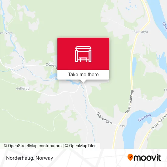 Norderhaug map