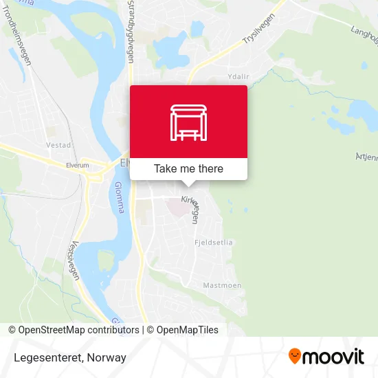 Legesenteret map