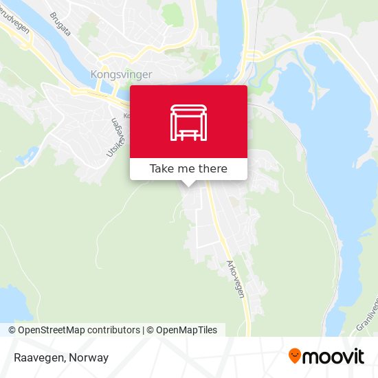 Raavegen map