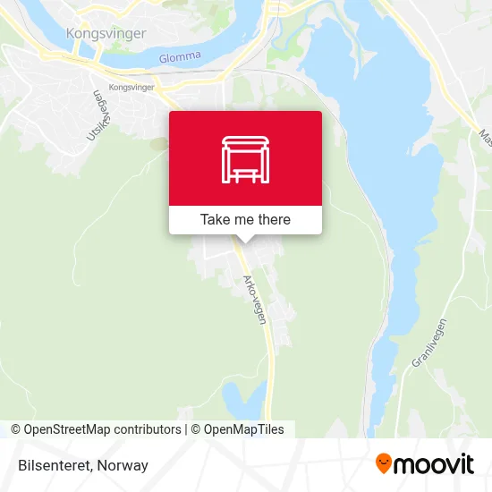 Bilsenteret map