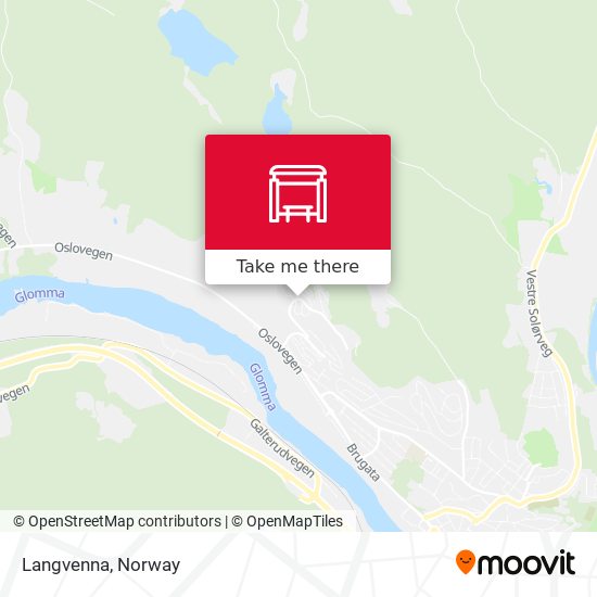 Langvenna map