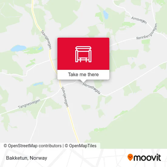 Bakketun map