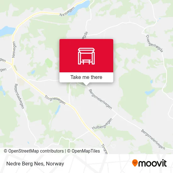 Nedre Berg Nes map