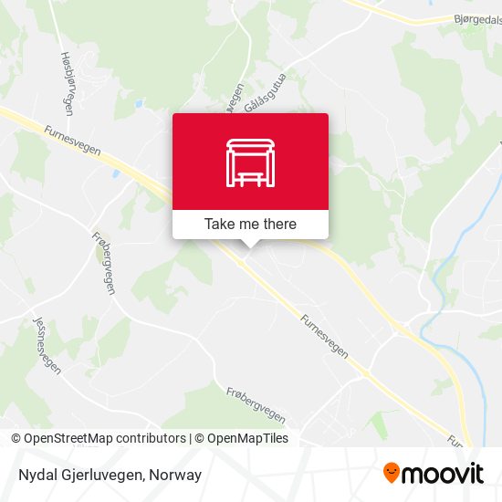 Nydal Gjerluvegen map