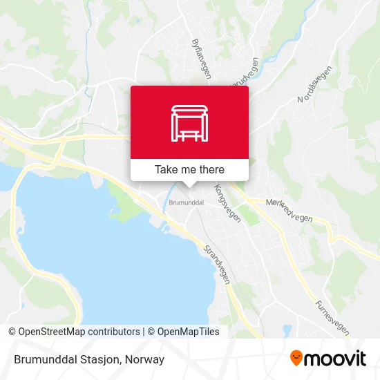Brumunddal Stasjon map