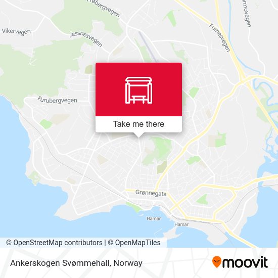 Ankerskogen Svømmehall map