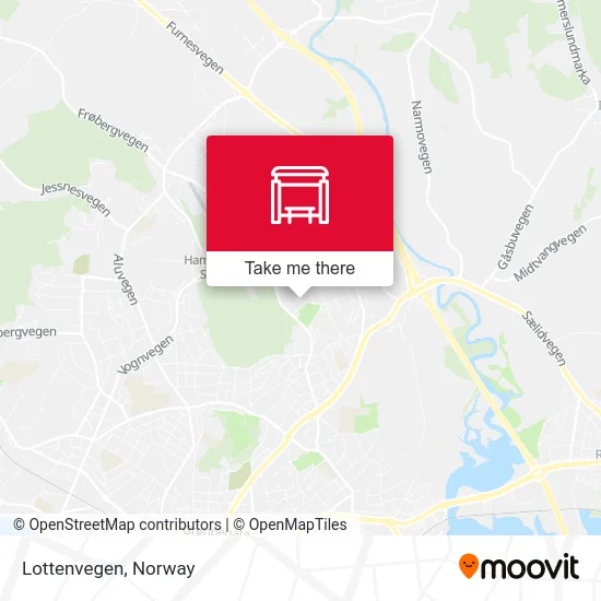 Lottenvegen map