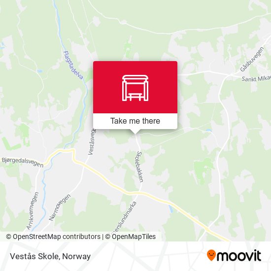 Vestås Skole map