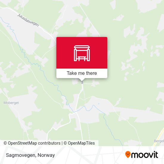 Sagmovegen map