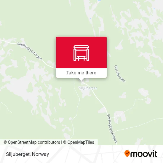 Siljuberget map