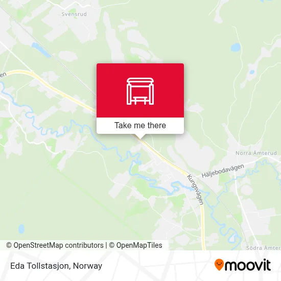 Eda Tollstasjon map