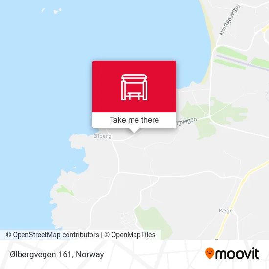 Ølbergvegen 161 map