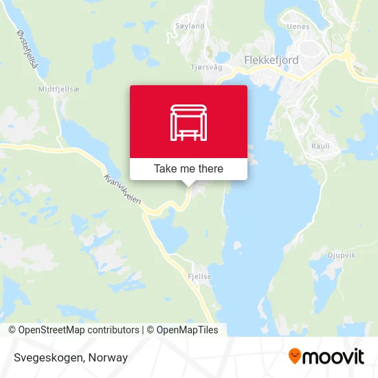 Svegeskogen map