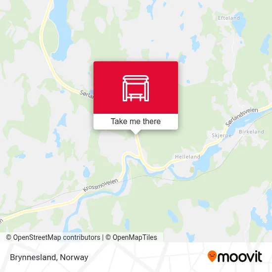 Brynnesland map