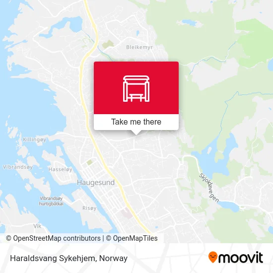 Haraldsvang Sykehjem map