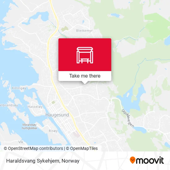Haraldsvang Sykehjem map