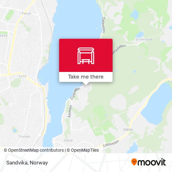 Sandvika map