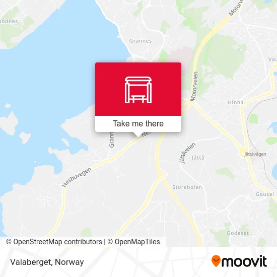 Valaberget map