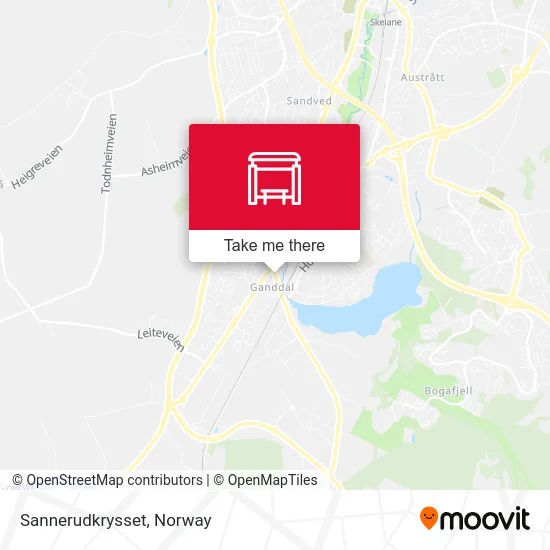 Sannerudkrysset map