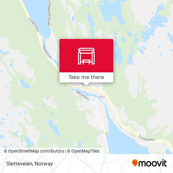 Sletteveien map