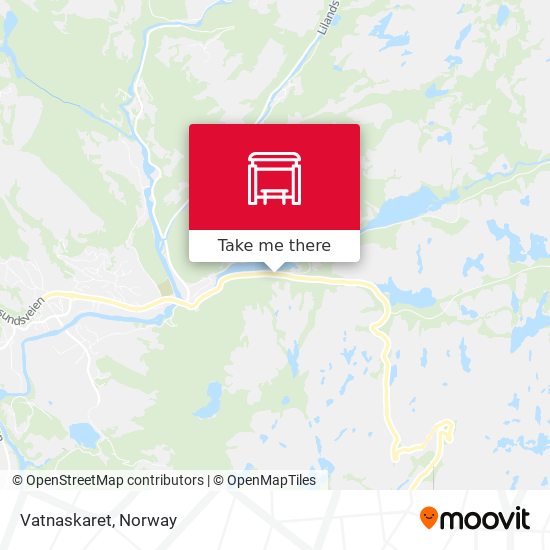 Vatnaskaret map