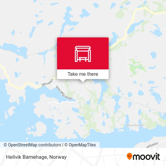 Hellvik Barnehage map