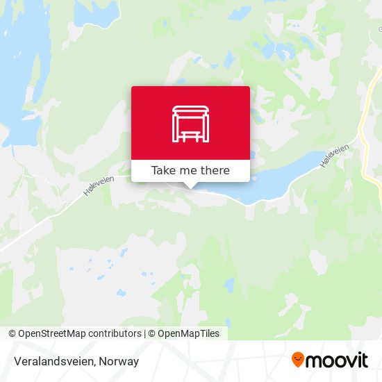 Veralandsveien map