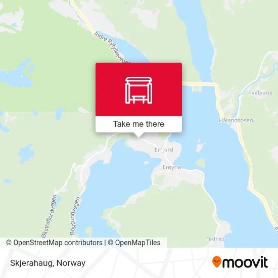 Skjerahaug map