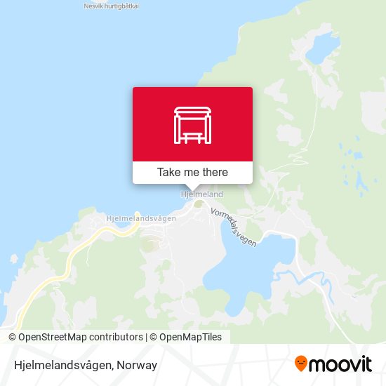 Hjelmelandsvågen map