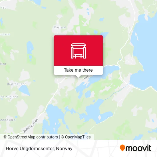 Horve Ungdomssenter map